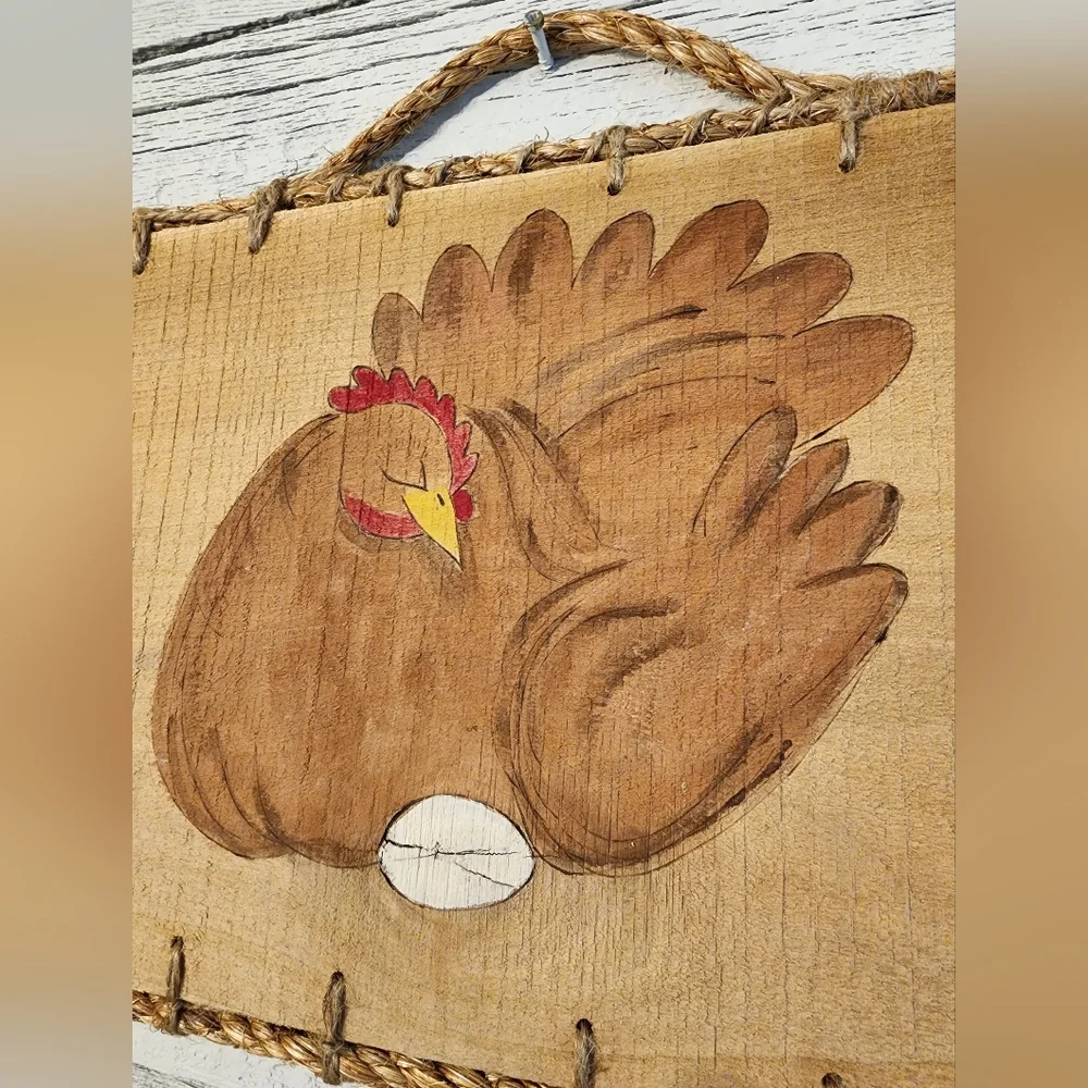 Handpainted farmhouse wood wall hangings